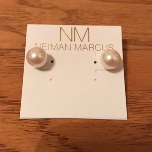 Neiman Marcus Pearl Earring Studs
